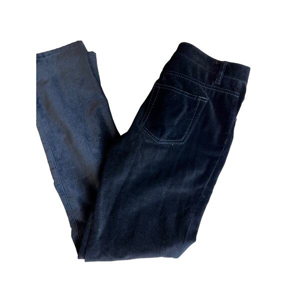 Elie Tahari Velvet Straight Leg Tailored Jeans Black 4 - Picture 1 of 6